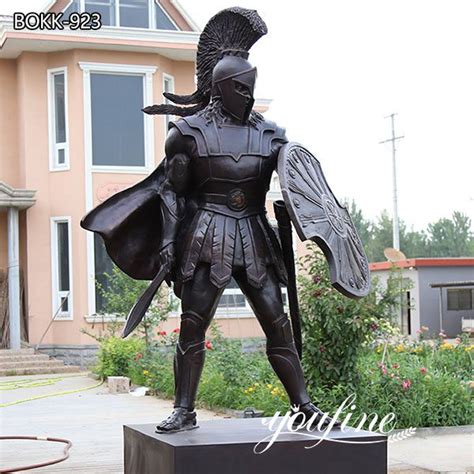 bronze spartan warrior statue youfine bronze sculpture