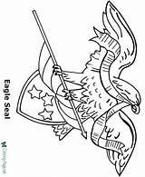 Eagle Coloring Pages Patriotic Flag American Symbols Drawing Holding Symbol July 4th Bald Printable Kids Draw Print Clipart Embroidery Color sketch template
