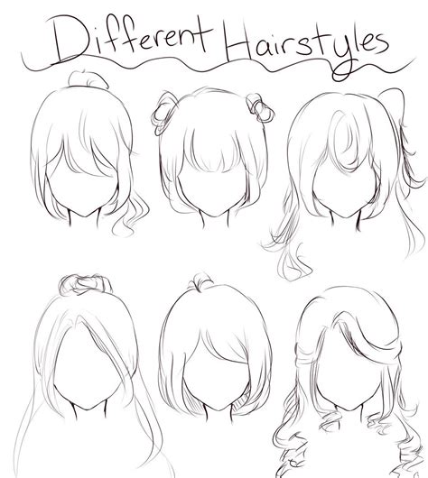 anime female hairstyle reference hairstyle anime female anime