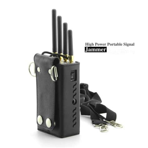 portable mobile phone signal blocker gsm cdma dcs phs  cell phone signal jammer  meters