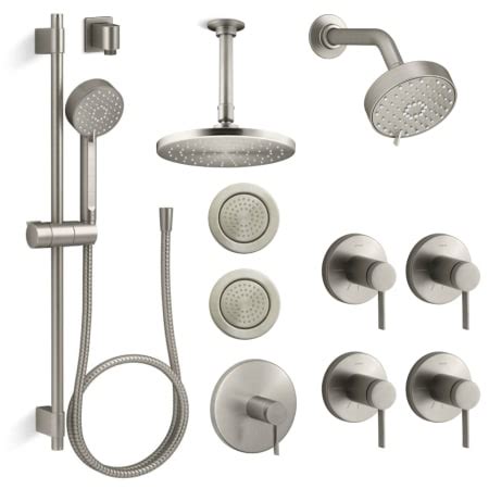 kohler  awaken  mss  bn vibrant brushed nickel awaken