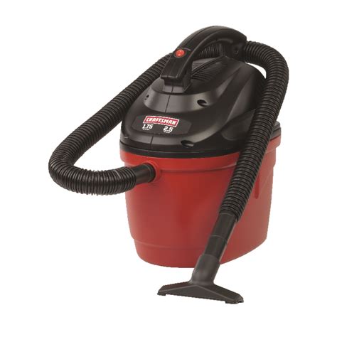 craftsman  gal corded wetdry vacuum  hp  amps red  lb  pc  volts