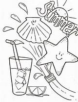 Summertime Colornimbus Coctail sketch template