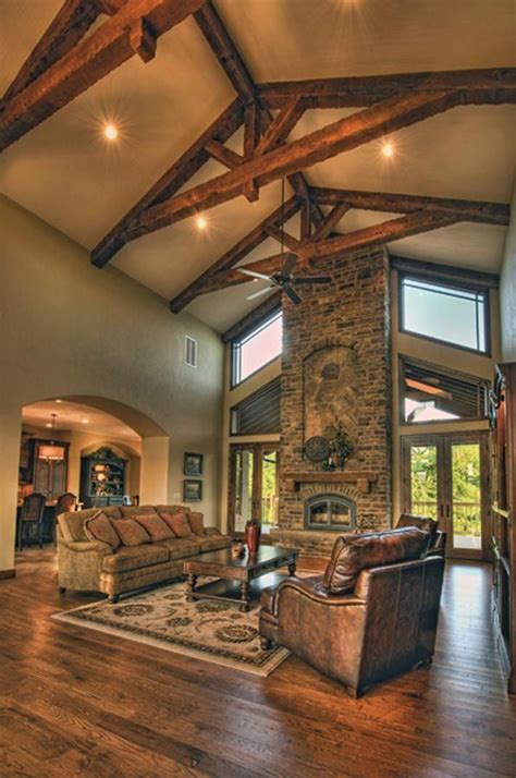vaulted ceilings give   chance   rafters  showstopping