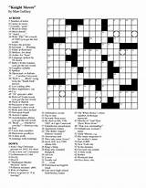 January Moves 25th Mgwcc Knight Friday Crossword Gaffney Matt Published sketch template
