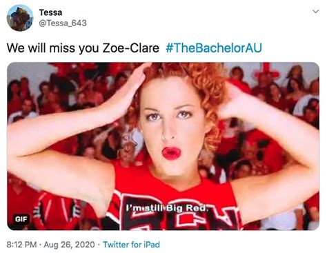 The Bachelors Oppressed Ranga Zoe Clare Mcdonald Is Sent Home During