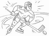 Hockey Coloring Ice Pages Sport Printable Edupics Coloringpages4u sketch template