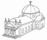 Chiesa Disegni Chiese Colorare Immagini Kerken Kirchen Ausmalbilder Religione Neoclassica Catechismo Delle sketch template