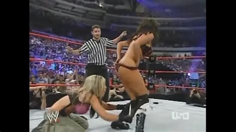 2005 10 3 Wwe Raw Bra And Panties 3 On 2 Match Torrie Wilsonand Candice