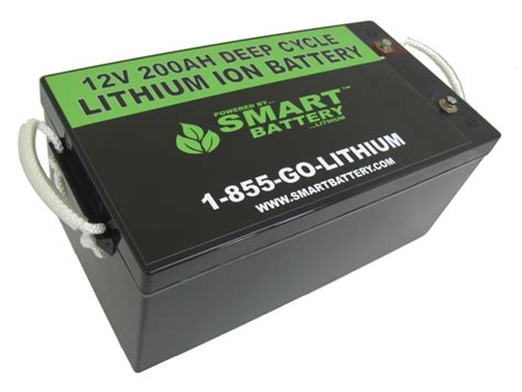 ah lithium ion battery deep cycle lithium ion battery smart