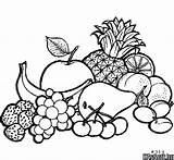 Fruits Drawing Fruit Basket Colouring Sketch Line Coloring Shading Drawings Vegetable Sketches Vegetables Draw Pages Pencil Clipartmag Paintingvalley Getdrawings sketch template