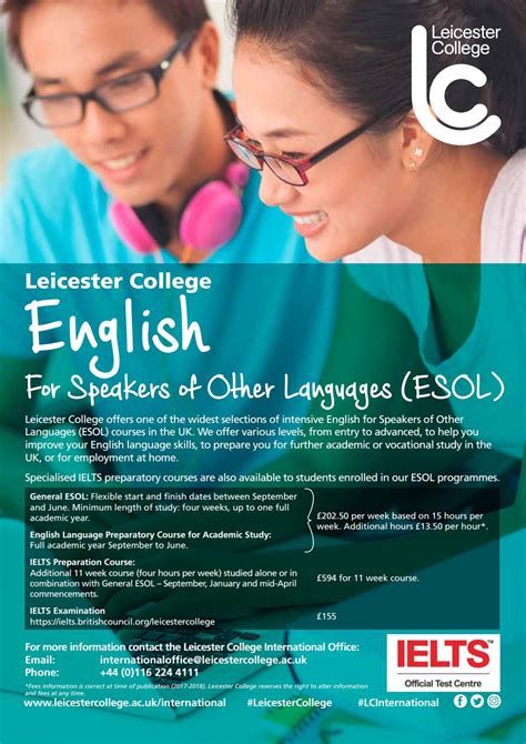 esol international flyer english   leicester college issuu