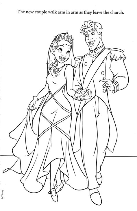 pin  mary nelson  tiana princess coloring pages frog