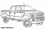 Ford Coloring F250 Lifted Pages Truck Printable Raptor F350 Cars Drawing Trucks Pickup Nissan Ausmalbilder Choose Board Ausmalbild Magic Categories sketch template