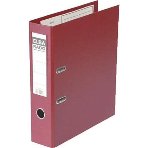 elba folder  spine width  mm red  conradcom