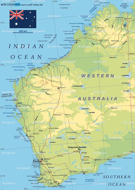 western australia map western australia state map  australia
