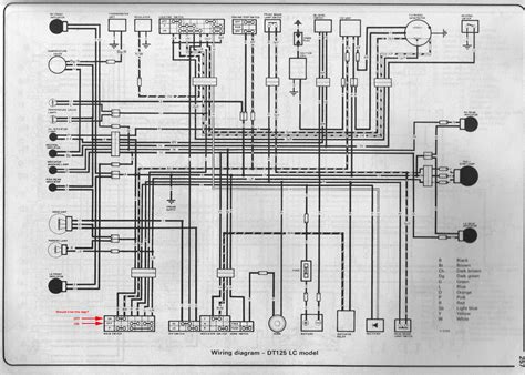 electric wiring diagram yamaha dt  yamaha dtr wiring diagram yamaha dtr wiring diagram