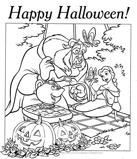 pics  disney halloween coloring pages hard  disney