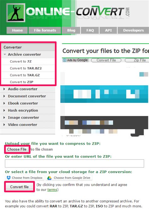 file converter rar  zip  size limit genuineamela
