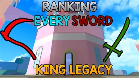ranking  swords  king legacy youtube