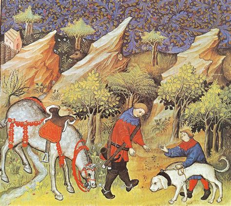 pin  medieval hunting