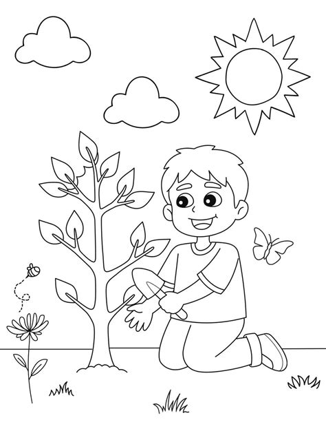 kid   environment coloring pages