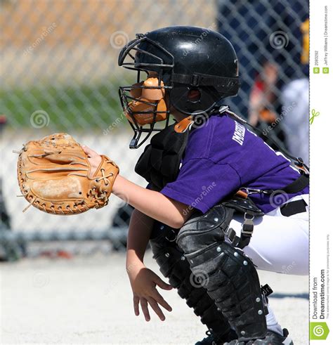 baseball catcher stock photo image  recreation signals