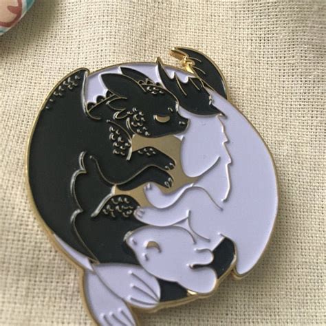 how to train your dragon enamel pin limited edition etsy