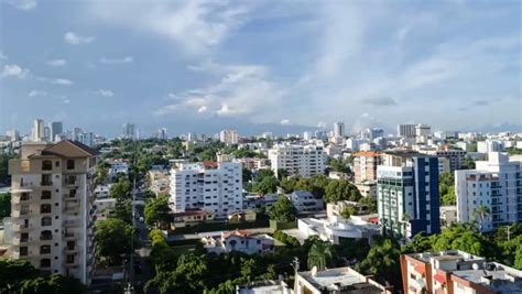 Aerial View Of Santo Domingo Stock Footage Video 100