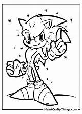 Sonic Coloring Hedgehog sketch template
