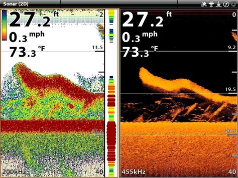 multiple  sonar views  tells    story  difference