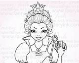 Evil Queen Coloring Pages Getcolorings sketch template