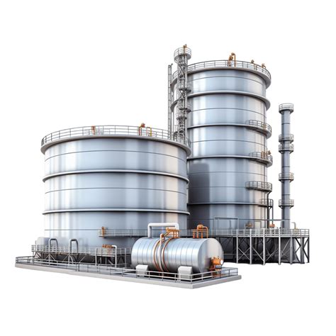 oil  gas industrial oil refinery plant form indus ai generative  png