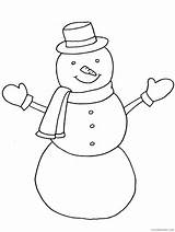 Coloring4free Snowman Coloring Pages Wearing Gloves Related Posts sketch template