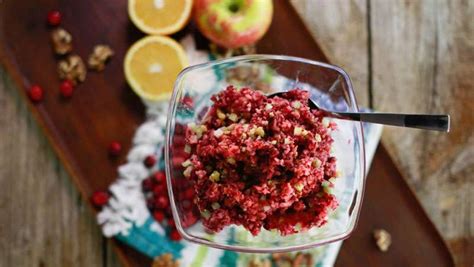 katie lee s no cook cranberry relish rachael ray show