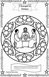 Discepoli Emmaus Religiocando sketch template