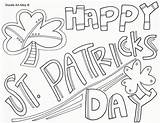 St Patrick Coloring Pages Catholic Patricks Doodle Alley Getcolorings Cool sketch template