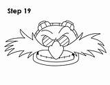 Eggman Hedgehog sketch template