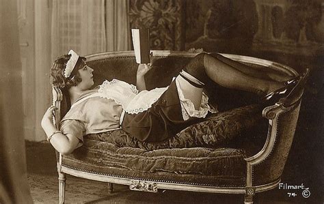 i would always rather read than do house work vintage photographs
