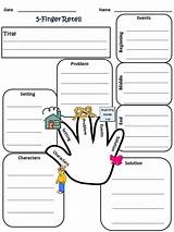 Retell Retelling Organizers Organizer Kids Kindergarten Guided Comprehension Elementary Response sketch template