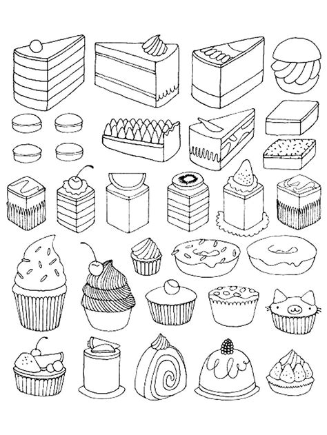 bakery coloring pages coloring home