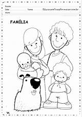Desenho Atividades Família Educação Atividade Arvore Em sketch template