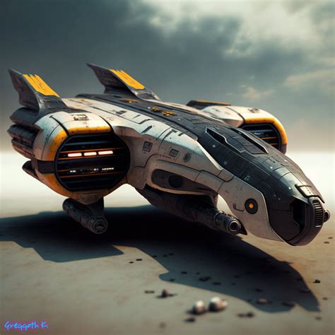 spaceship design  greggoth  deviantart