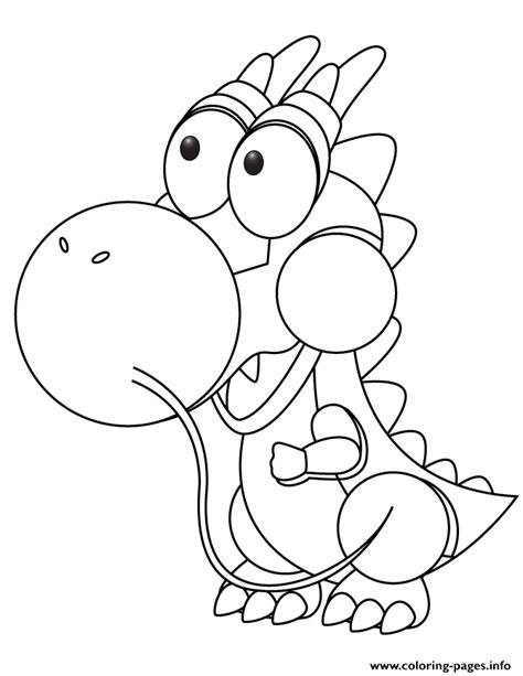 cute baby dragon coloring pages printable