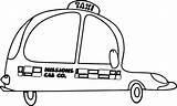 Taxi Wecoloringpage sketch template