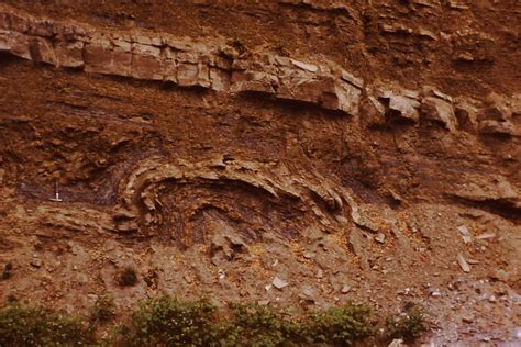 romania rocks geology  mm film  soft sediment deformation