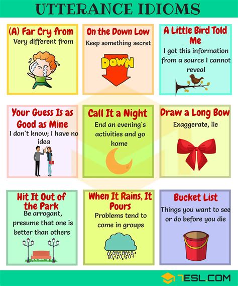 common short sayings  idioms  english esl idioms english