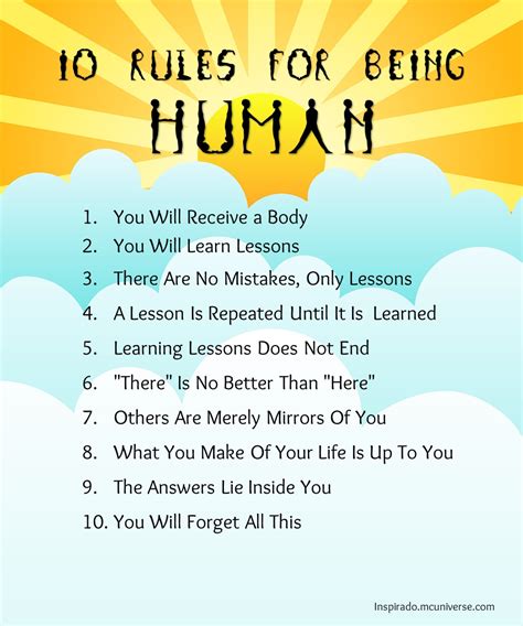 rules   human inspirado mcuniverse