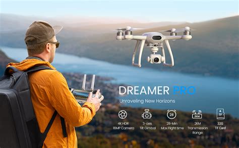 axis gimbal  drone  camera  adults potensic dreamer pro gps quadcopter  km fpv
