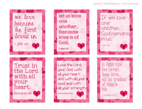 printable religious valentine cards  kids real life  home